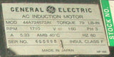 General Electric   44A724572A1  3-Phase AC Induction Motor 1710 RPM