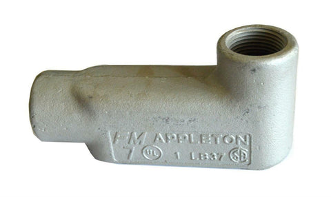 NEW APPLETON LB37 CONDUIT BODY 1"