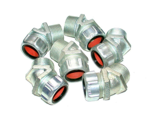 Thomas & Betts  Lot of 6 New Strain Relief 45 Degree Cord Connectors 1"