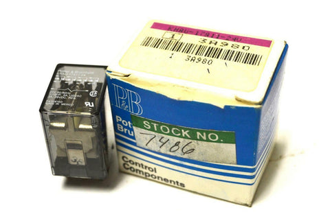 POTTER AND BRUMFIELD KHAU-17A11-24 RELAY 24 VOLTS 50/60 HZ