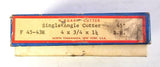 New Niagara F45-43R Single Angle Cutter 45 degree 4"x3/4"x1 1/4" RH