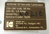 Kodak ID Security Laminator - SOLD AS IS