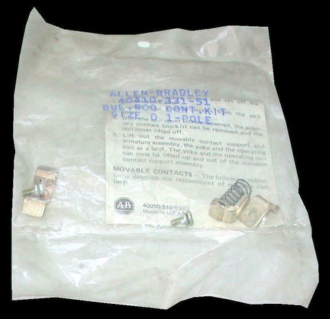 New Allen Bradley  40410-331-51  Relay Starter Contact Kit Size 0 1-Pole