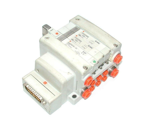 SMC   VVQ2000-10A-1  VQC2201N-51   PNEUMATIC VALVE MANIFOLD ASSEMBLY