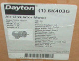 New Dayton  6K403G  Air Circulator Split Phase AC Motor 1/4 HP 115 VAC