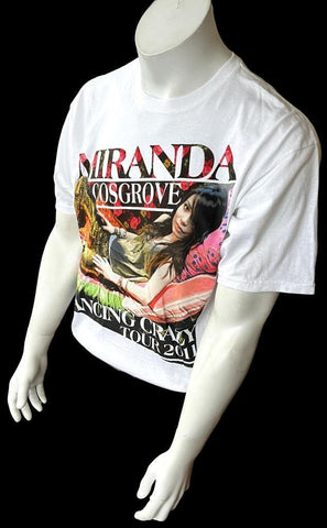 Anvil Miranda Cosgrove Dancing Crazy Tour 2011 White Shirt Size Large