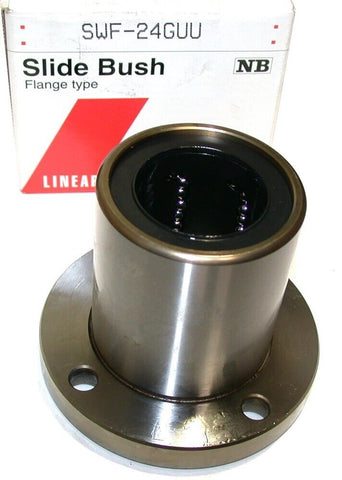 UP TO 2 NIB NB 1 1/2" Bore Flange Type Ball Bearing Slide Bushing SWF-24GUU