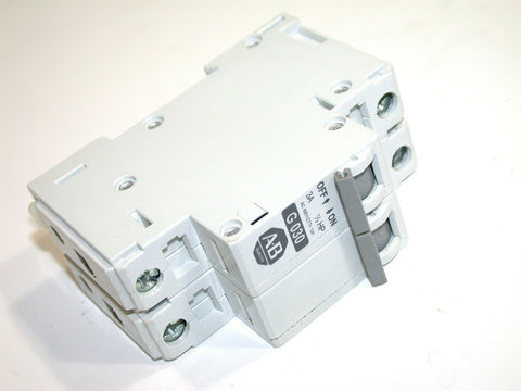 ALLEN BRADLEY 3 AMP CIRCUIT BREAKER DIN MOUNT 1492-CB2 G030