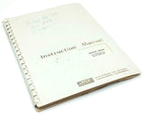 Fluke Model 853A Differential Multimeter Instruction Manual