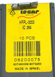 9 New Iscar HFPL-3003 IC354 Carbide double-ended face machining Inserts 6200075