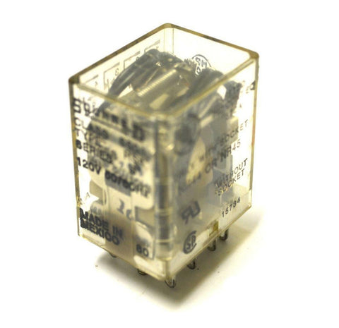 SQUARE D 8501RS4 RELAY 120 VOLT 50/60 HZ