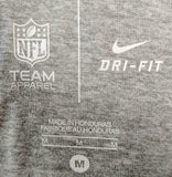 Nike NFL Team Apparel Men's Dri-Fit Philadelphia Eagles Gray Shirt Size Medium