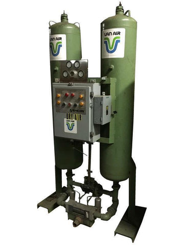 Van Air Systems Inc. HL-350 Heatless Compressed Air Dryer 150 PSI 300°F