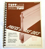 TUFF LITE 1075-2 PRESS BRAKE DIES BROCHURE