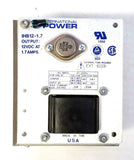 International Power IHB12-1.7 Power Supply 12 VDC 1.7 Amps W/ Cover