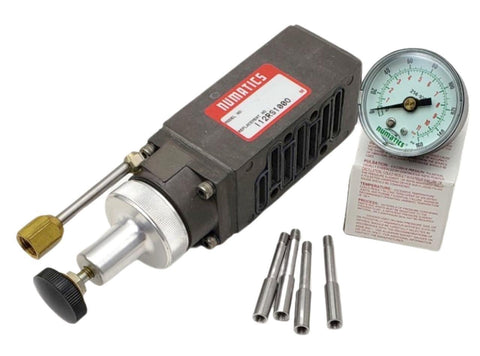 Numatics 112RS1000 Solenoid Valve With Pins With Gauge 214-103A
