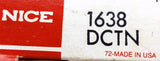 Nice 1638 DCTN Deep Groove Ball Bearing Double Sealed  0.75" x 2" x 0.5625"