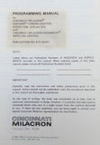 Cincinnati Milacron Cinturn Turning Centers 1208, 1210 & 1212 Programming Manual