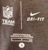 Nike NFL Team Apparel Men's Dri-Fit Cleveland Browns Brown Shirt Size Small