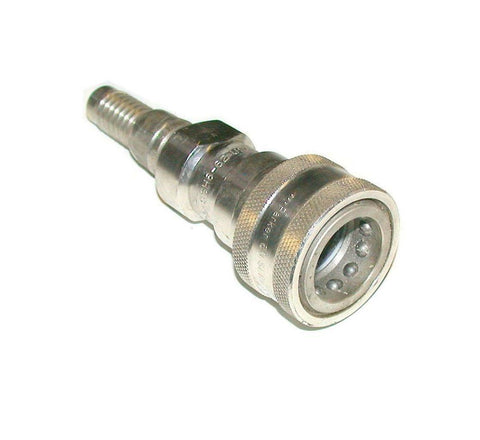 PARKER  SSH8-62  STAINLESS STEEL QUICK DISCONNECT COUPLING SERIES 60 W/BARB