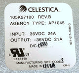 Celestica 105K27100 IGEN-3 Power Supply -36 VDC 21 Amps (2 Available)