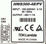 TDK-Lambda HWS300-48/PV Power Supply 48 Volts @ 7 Amps
