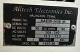 Alltech Electronics AAE36 36V Battery Charger 208/240V 60A AAE36-360E1B