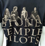 Anvil Men's Stone Temple Pilots 2010 Tour Black Short Sleeve Shirt Size Large