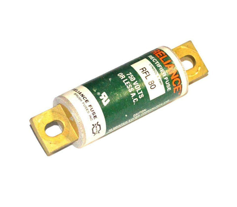 RELIANCE RFL80 RECTIFIER FUSE 80 AMPS 750 VAC (3 AVAILABLE)