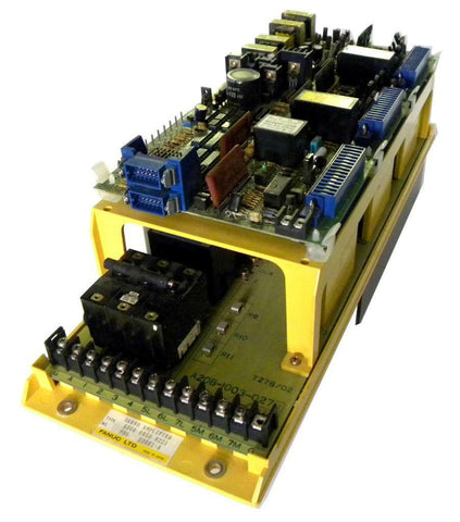 FANUC LTD SERVO AMPLIFIER TYPE A06B-605B-H221 NO. F86 03001-A - SOLD AS IS