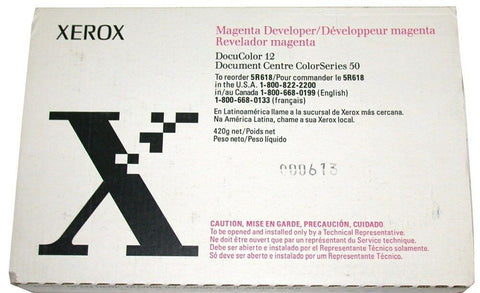 NEW GENUINE XEROX DOCUCOLOR 12 DEVELOPER MAGENTA 5R618