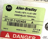 Allen Bradley 2711P-T12C4D2 PanelView 1250 Operator Interface Ser A 2711P-RP2