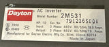 Dayton 2M531 AC Inverter Drive 10 HP 460V 3 Phase 50/60 Hz