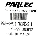 Parlec P50-30VDI-ANDREWS Tap Adapter A-3951 Z=-2.1463" -54.5160mm  68F (20C)