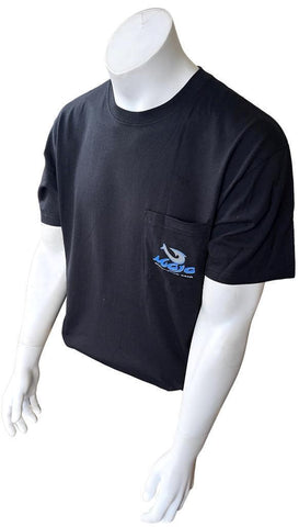 Mojo Sportfishing Gear Men's Black Short Sleeve Pocket Shirt Size Large