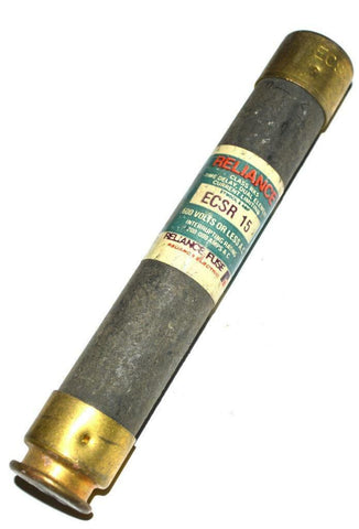 RELIANCE ECSR15 DUAL ELEMENT TIME DELAY FUSE 600 VAC