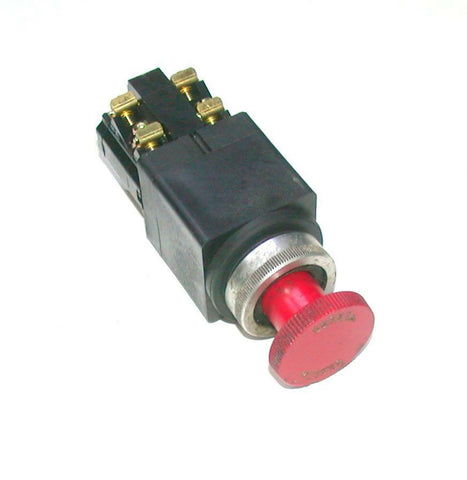 TEC TACHIKAWA   41-13263-2   RED E-STOP MAINTAINED TWIST RELEASE PUSHBUTTON