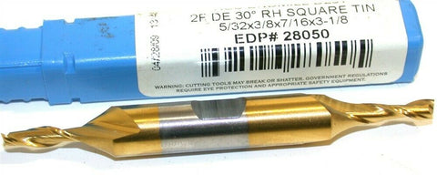 Up to 4 New Niagara 5/32 diameter Double End Tin Coat 2 Flute HSS End Mill 28050