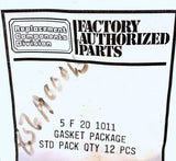 Factory Authorized Parts Carrier 5-F-20-1011 Gasket Package of 12 5F201011
