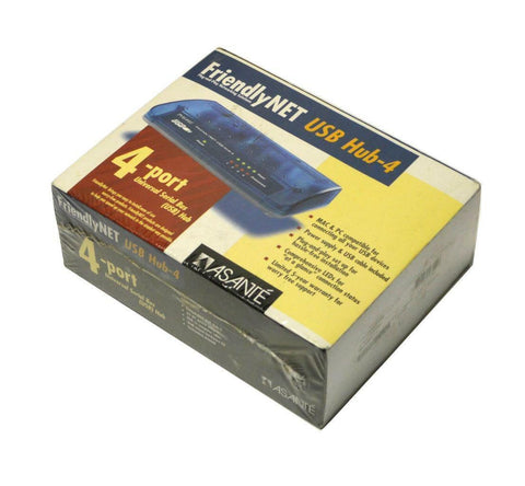 NEW ASANTE FRIENDLYNET USB HUB-4 4 PORT UNIVERSAL SERIAL BUS HUB
