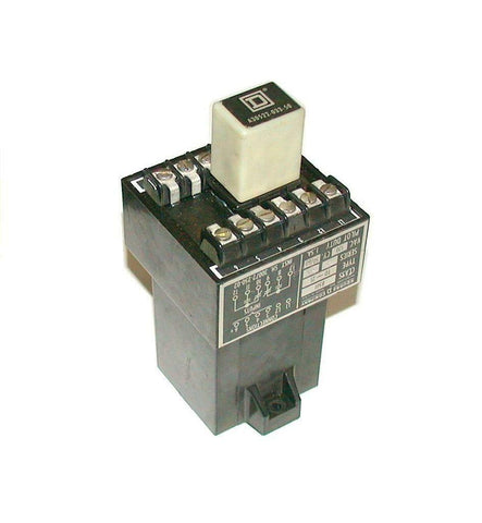 Square D  8501T0-21  Pilot Duty Relay 10 Amp 120 VAC Coil