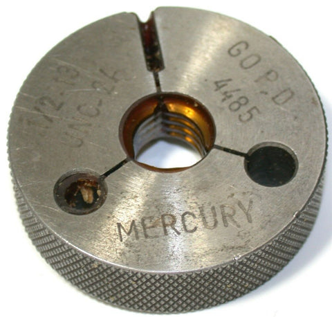 MERCURY GO THREAD RING GAGE 1/2"-13 UNC-2A