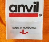 Anvil Men's Ron Jon Surf Shop Spring Break 2011 Cocoa Beach Orange Shirt Size L