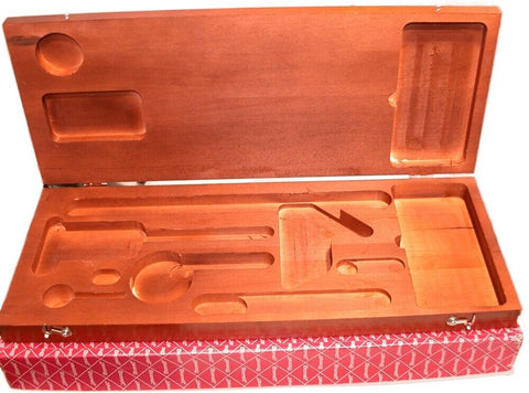 Starrett 7 1/2" x 18" Tool Set Wood Case NIB