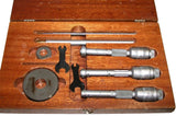 3 PC Brown & Sharpe Intrimik Inside .0002" Micrometer Set .500 - .800" 00880400