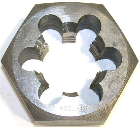 Widell Hex Rethreading Die for 1 1/2"-6 Thread 711714 Made in the USA New