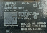 Westinghouse EHB1030 1-Pole Circuit Breaker  30A  277VAC 125VDC