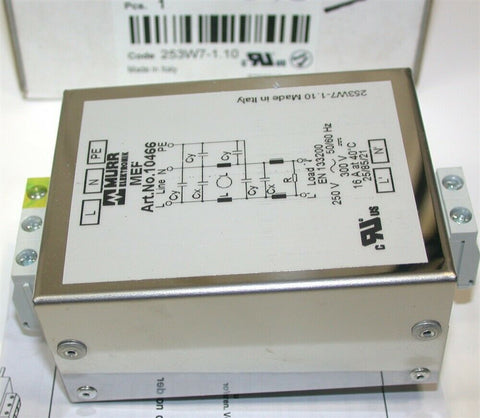 Murr MEF EMC-Filter 1-Phase 2-Stage 10466 NIB