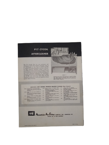 American Air Filter Co. - Roto-Clone Installation, Operation, and Maintenance