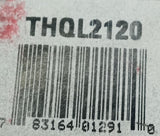 Lot of (2) General Electric THQL2120 2 Pole Circuit Breaker 20A 120/240VAC